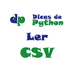 Como ler arquivos CSV em python