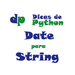 Python: Como converter date em string com formatacao